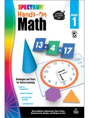 cover image of Spectrum Hands-On Math , Grade 1